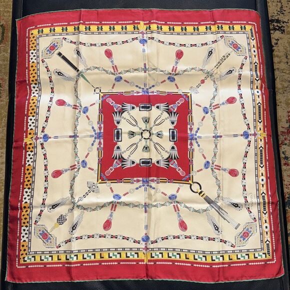 Cartier Silk Twill Jewelry Print Scarf - Picture 11 of 14